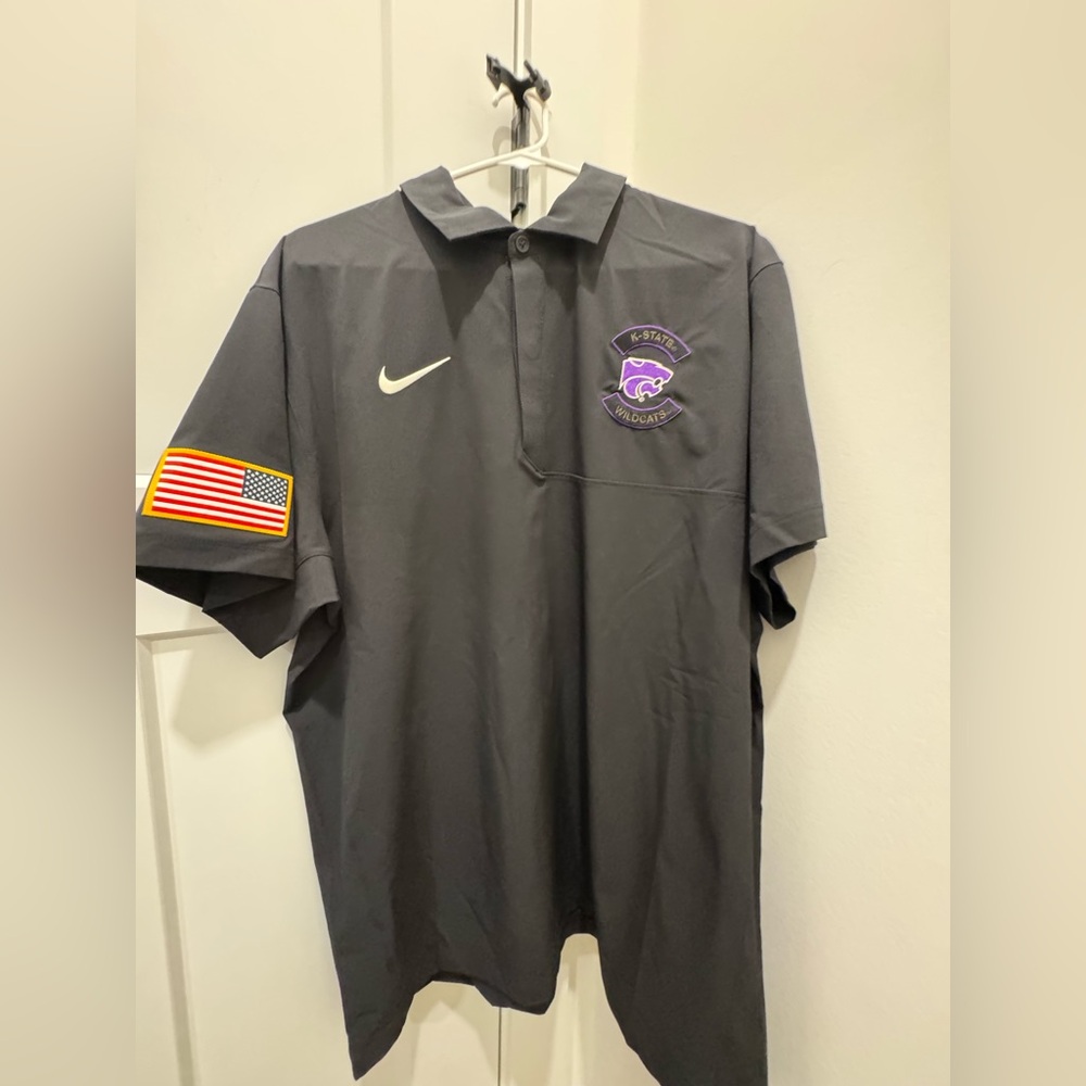 Nike Dark Gray Men's Polo with Logo